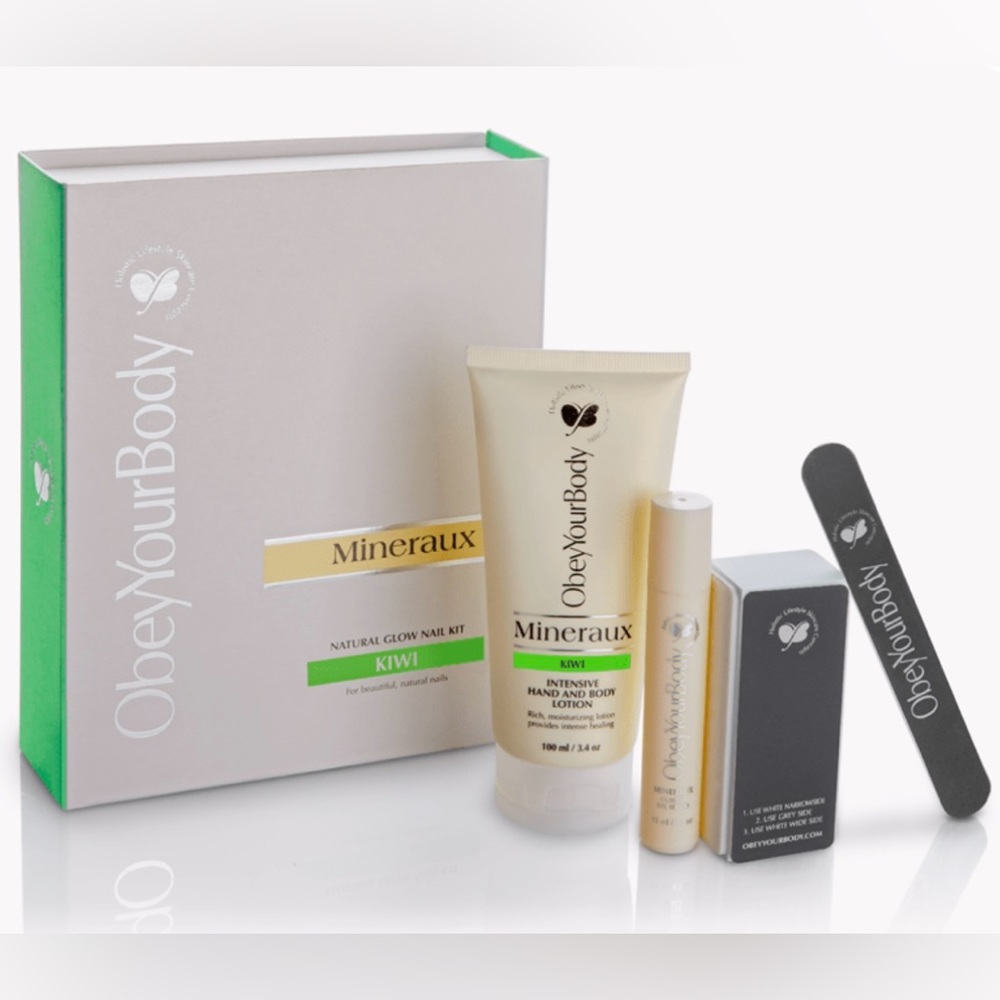 ObeyYourBody Natural Nail Glow Kit- Kiwi